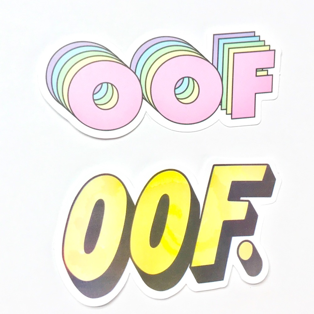 OOF Vinyl Stickers